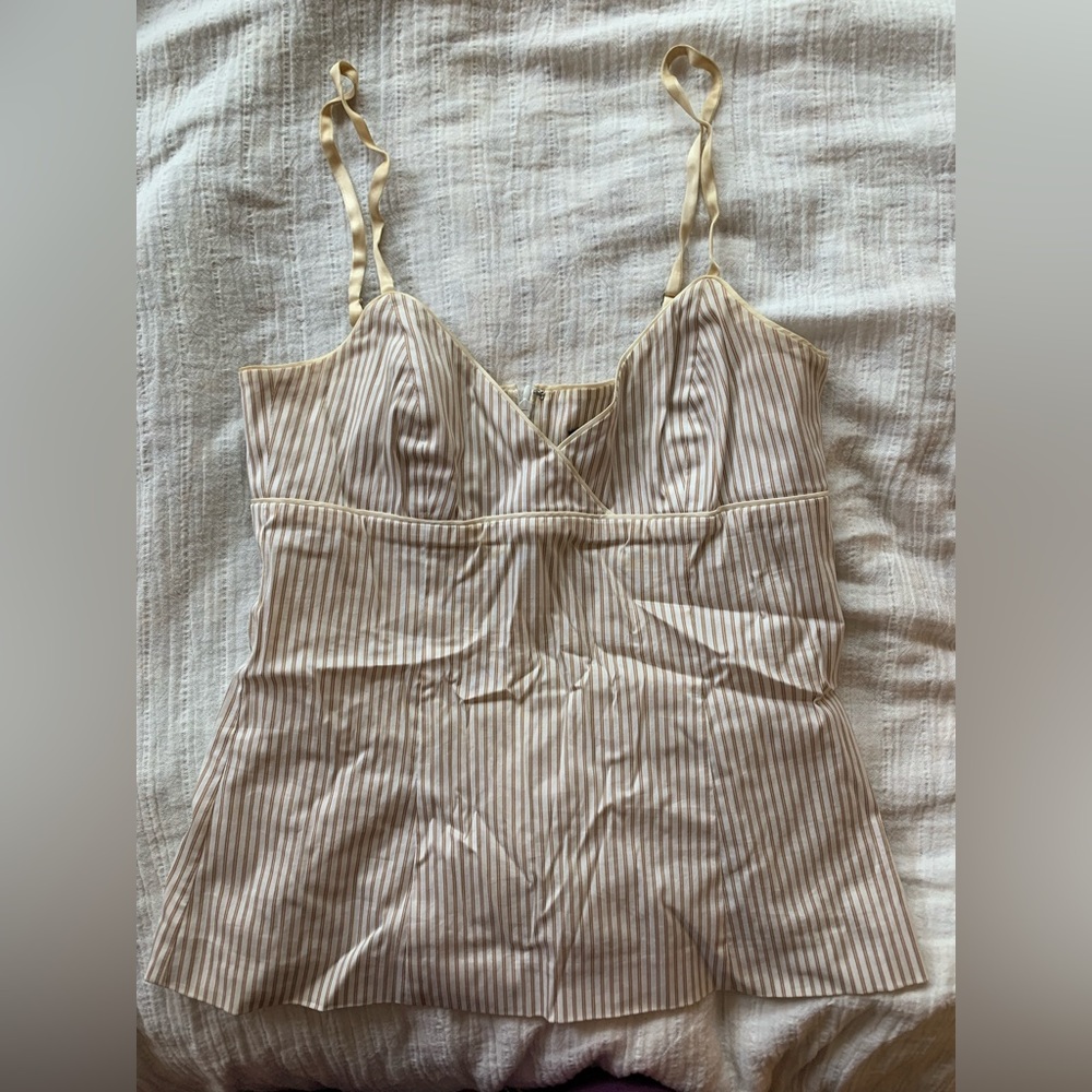 Theory Striped Tank Top